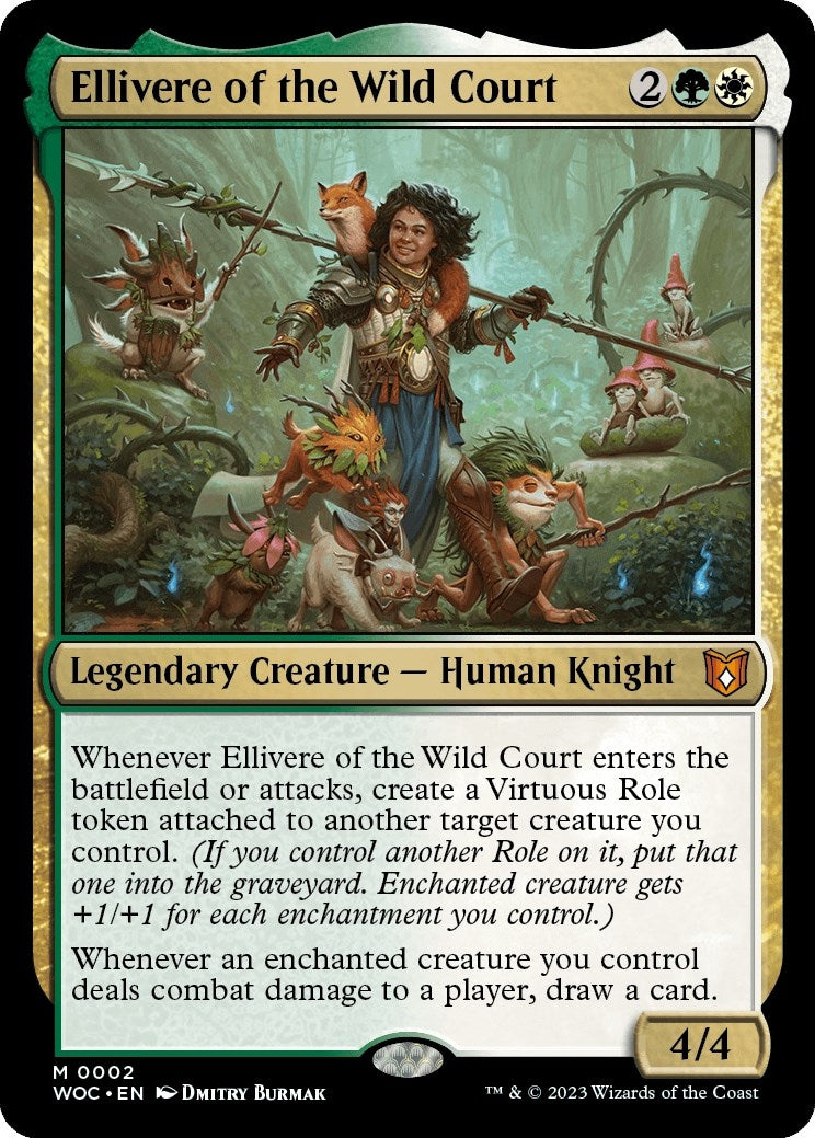 Ellivere of the Wild Court (2) (Commander: Wilds of Eldraine)