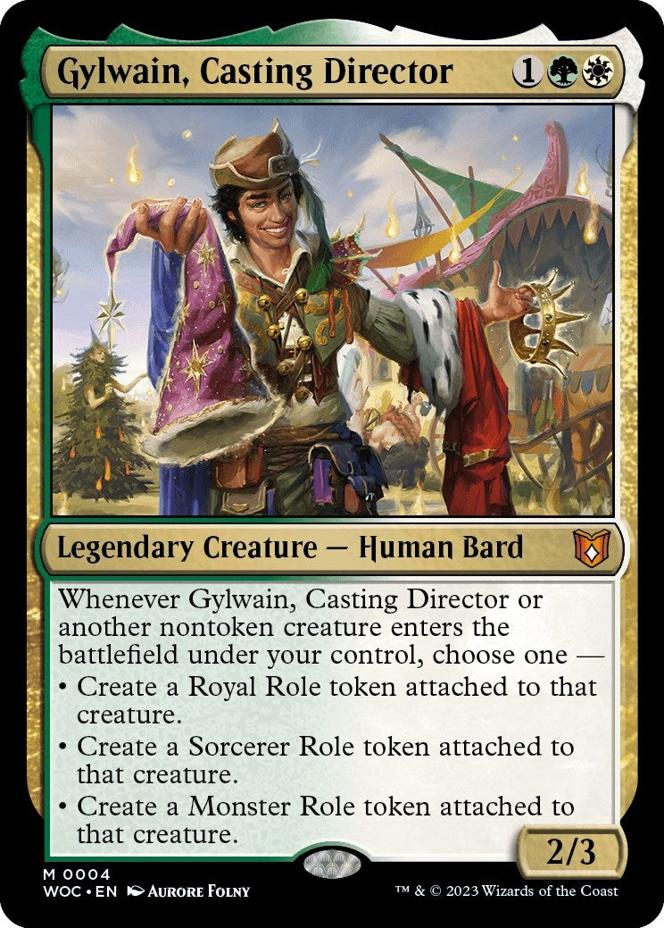 Gylwain, Casting Director (4) (Commander: Wilds of Eldraine)