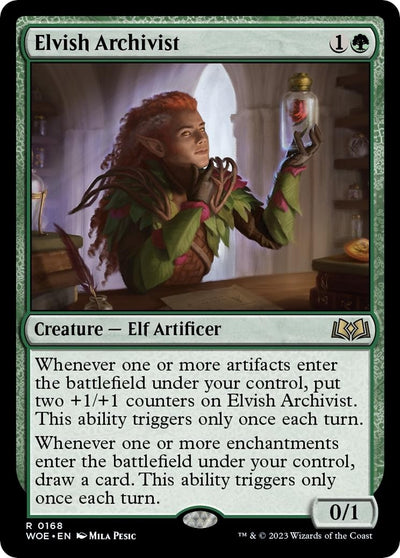 Elvish Archivist (168) (Wilds of Eldraine)
