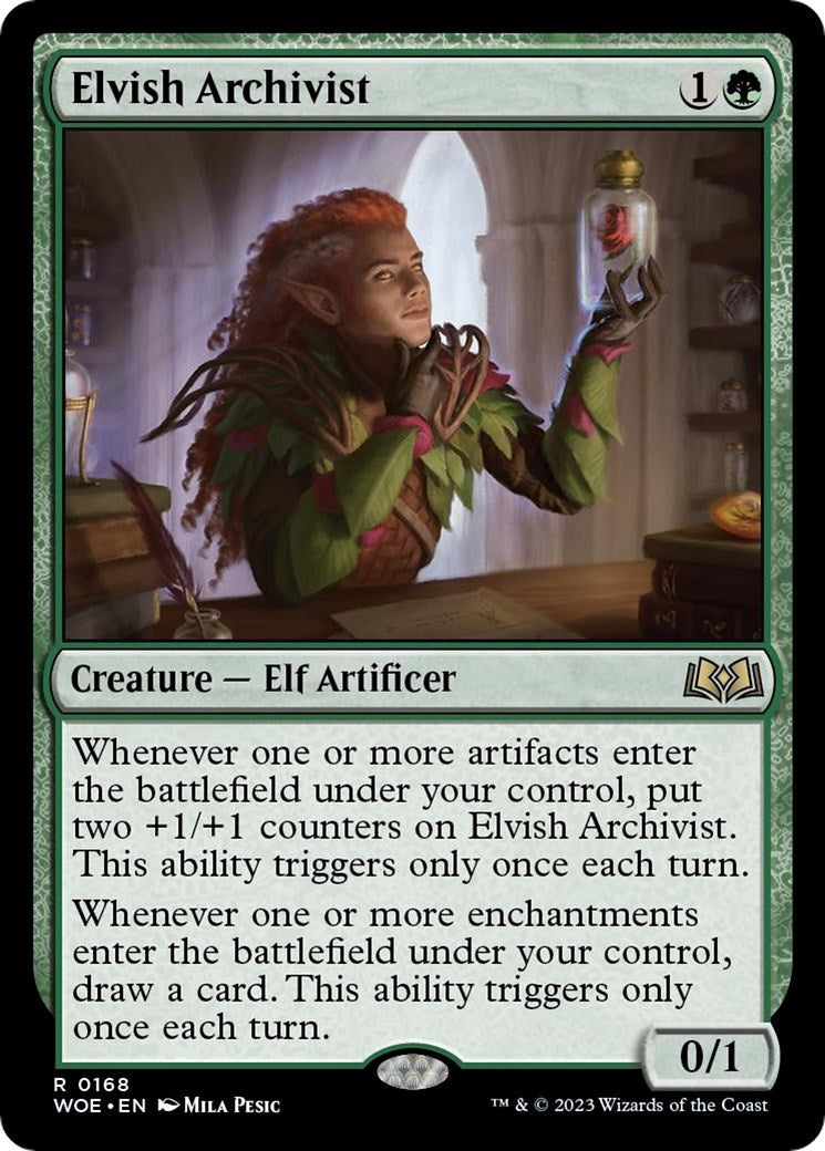 Elvish Archivist (168) (Wilds of Eldraine)