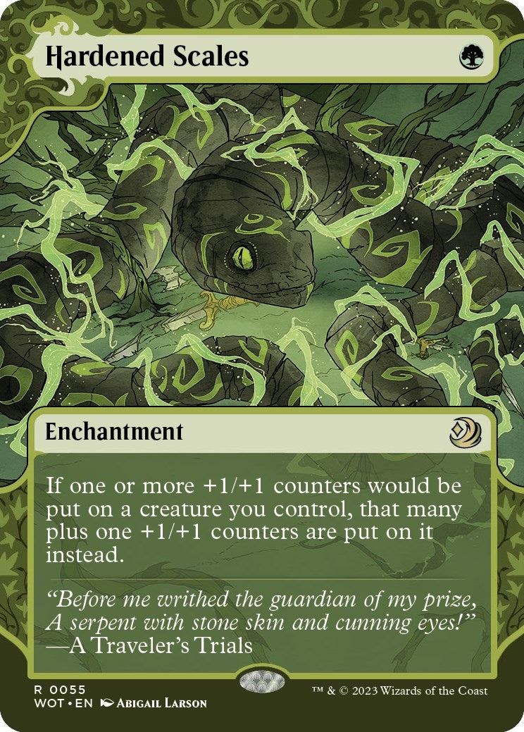 Hardened Scales (55) (Wilds of Eldraine: Enchanting Tales)