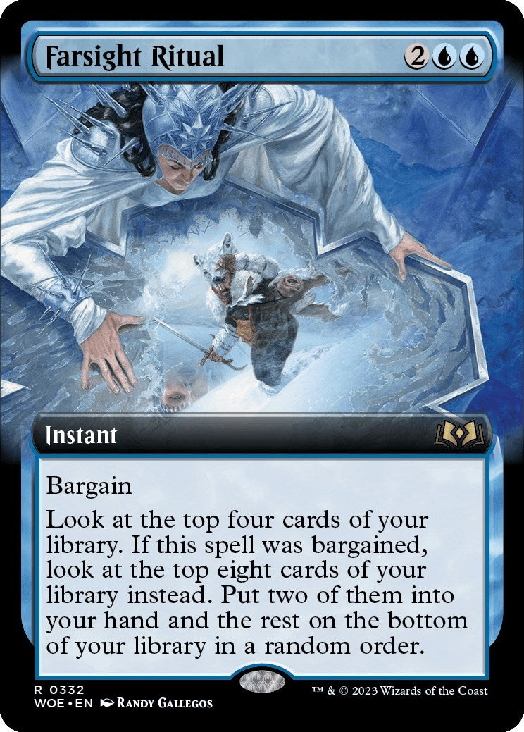 Farsight Ritual (Extended Art) (332) (Wilds of Eldraine)