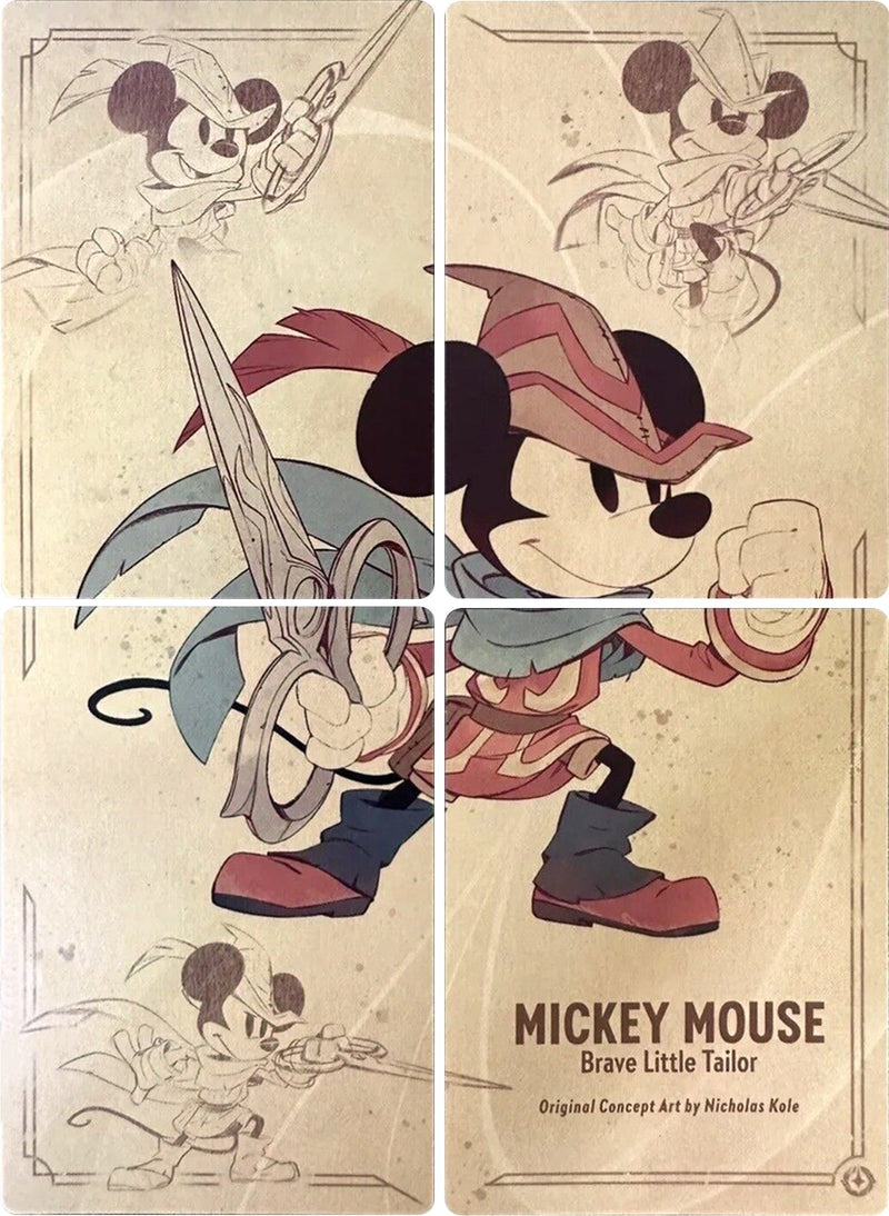 Mickey Mouse - Brave Little Tailor Puzzle Insert (Set of 4) (The First Chapter)