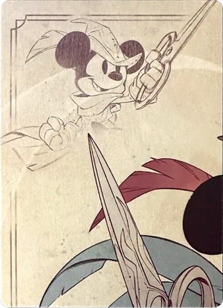 Mickey Mouse - Brave Little Tailor Puzzle Insert (Top Left) (The First Chapter)