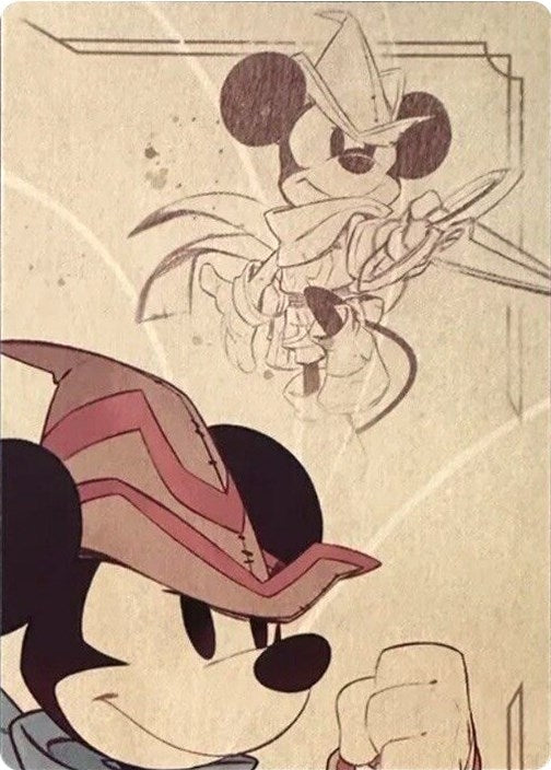Mickey Mouse - Brave Little Tailor Puzzle Insert (Top Right) (The First Chapter)