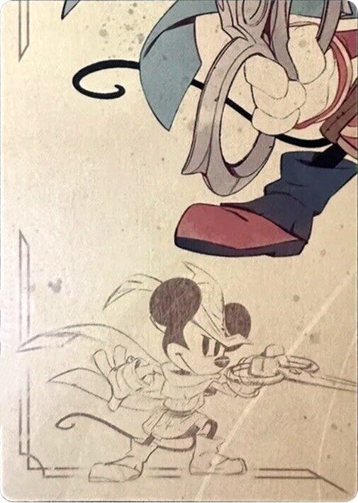 Mickey Mouse - Brave Little Tailor Puzzle Insert (Bottom Left) (The First Chapter)