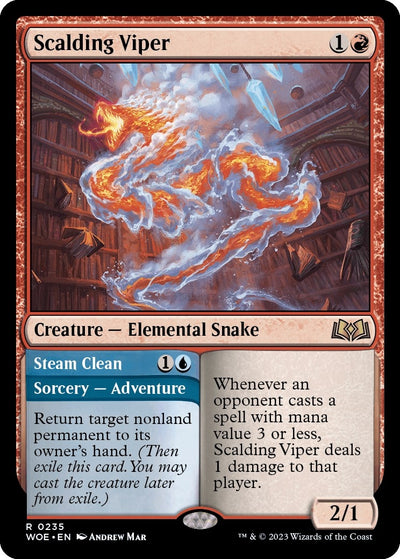 Scalding Viper (235) (Wilds of Eldraine)