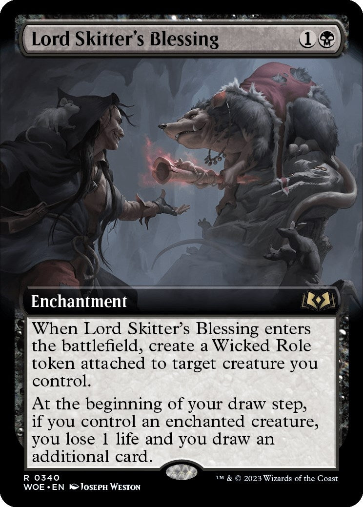 Lord Skitter's Blessing (Extended Art) (340) (Wilds of Eldraine)