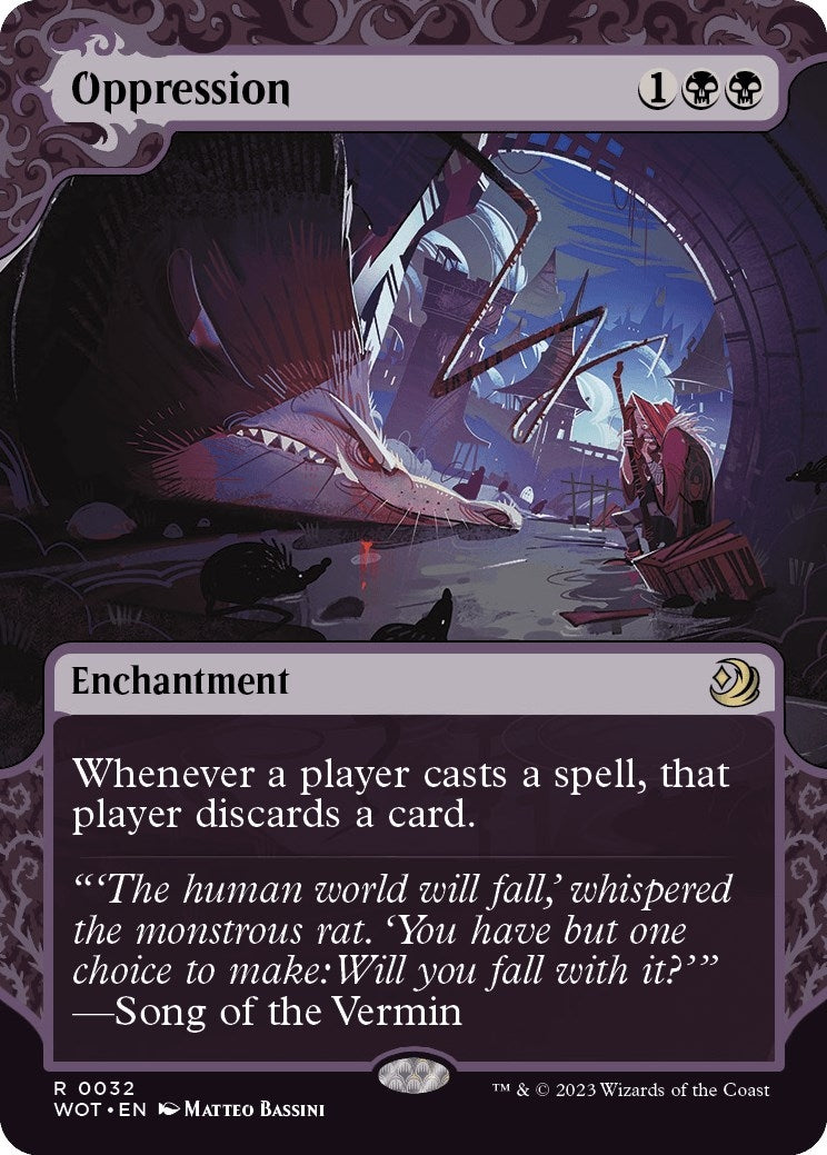 Image for Oppression (32) (Wilds of Eldraine: Enchanting Tales) - Magic: The Gathering