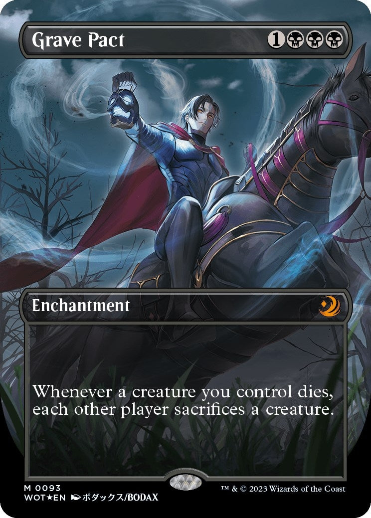 Grave Pact (Anime Borderless) (Confetti Foil) (93) (Wilds of Eldraine: Enchanting Tales)