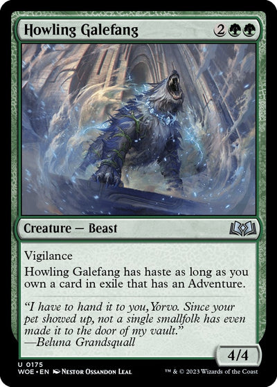 Howling Galefang (175) (Wilds of Eldraine)