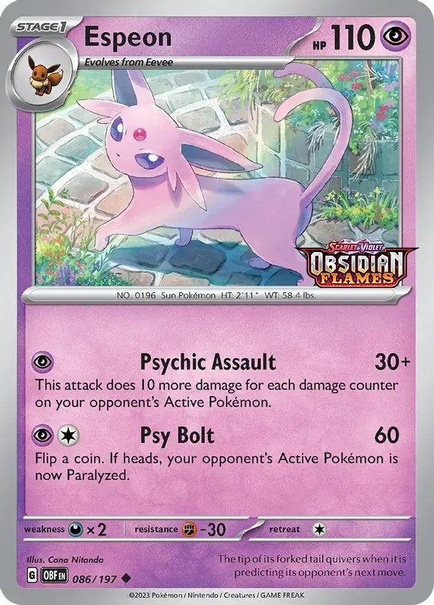 Image for Espeon (Best Buy Exclusive) (086/197) (Miscellaneous Cards & Products) - Pokemon