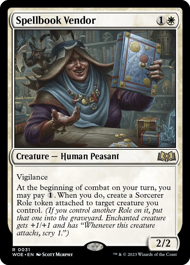 Spellbook Vendor (31) (Wilds of Eldraine)