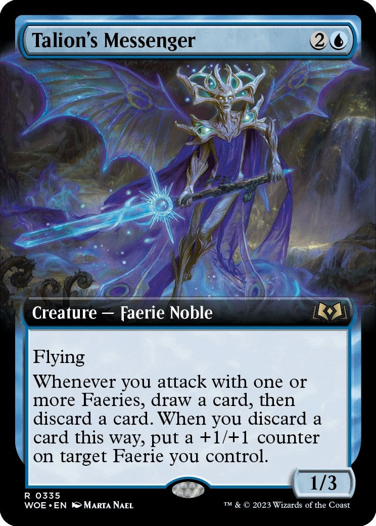 Talion's Messenger (Extended Art) (335) (Wilds of Eldraine)