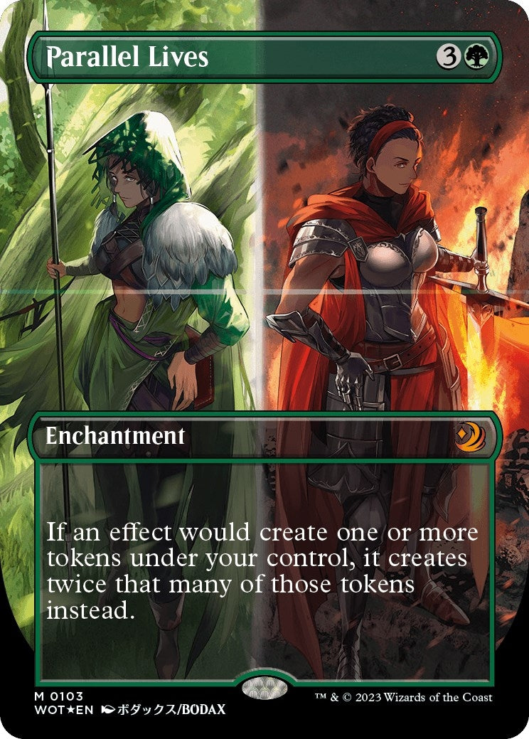 Parallel Lives (Anime Borderless) (Confetti Foil) (103) (Wilds of Eldraine: Enchanting Tales)