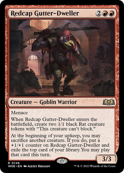 Redcap Gutter-Dweller (146) (Wilds of Eldraine) (WOE)