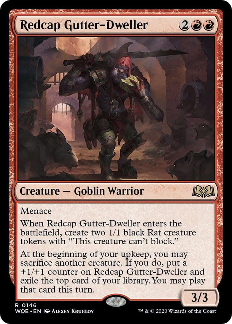 Redcap Gutter-Dweller (146) (Wilds of Eldraine) (WOE)