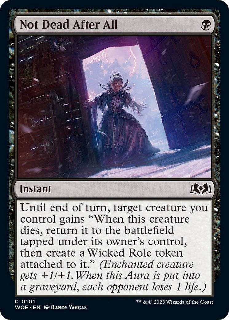 Image for Not Dead After All (101) (Wilds of Eldraine) - Magic: The Gathering
