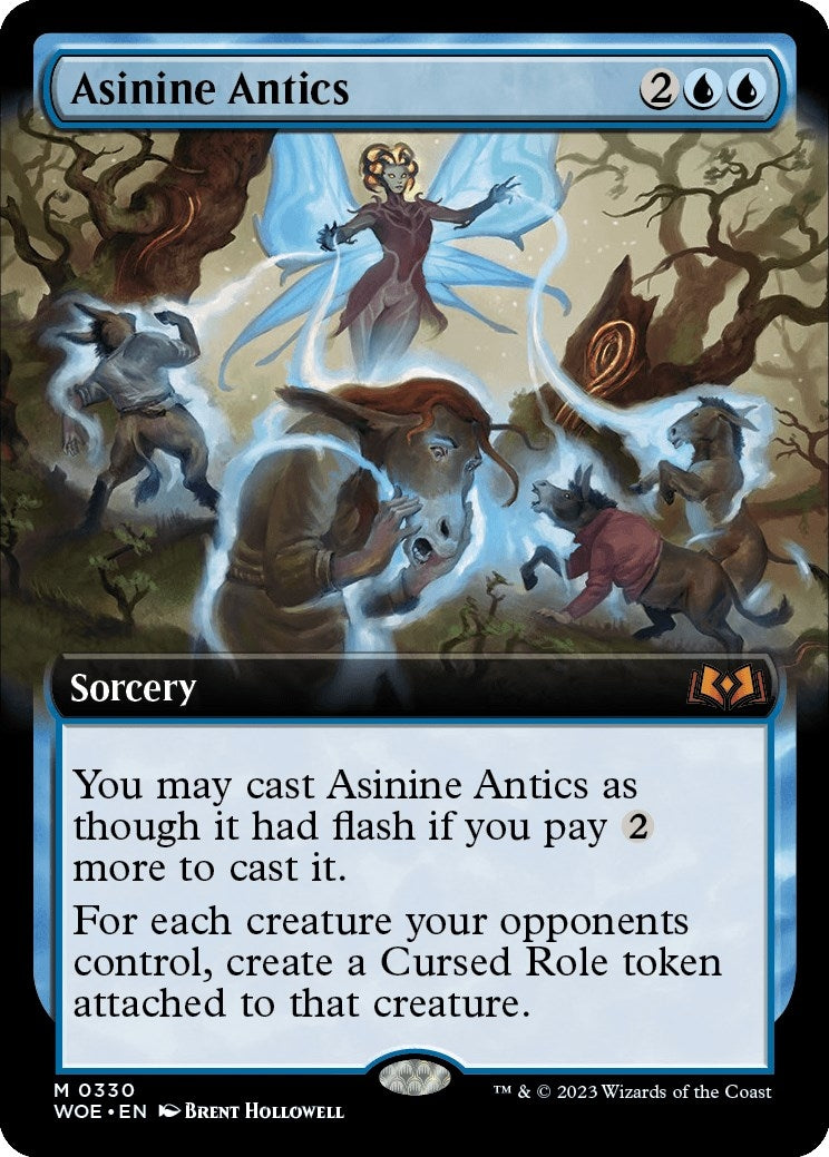 Asinine Antics (Extended Art) (330) (Wilds of Eldraine)