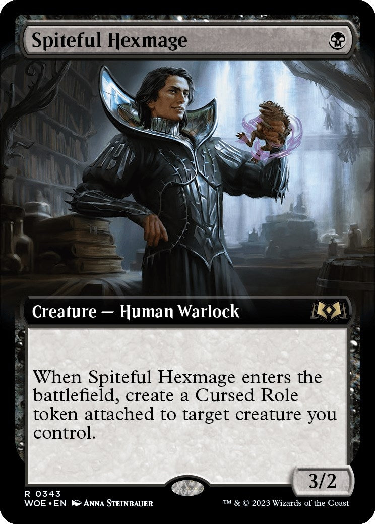 Spiteful Hexmage (Extended Art) (343) (Wilds of Eldraine)