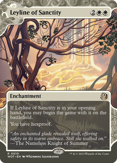 Leyline of Sanctity (10) (Wilds of Eldraine: Enchanting Tales)