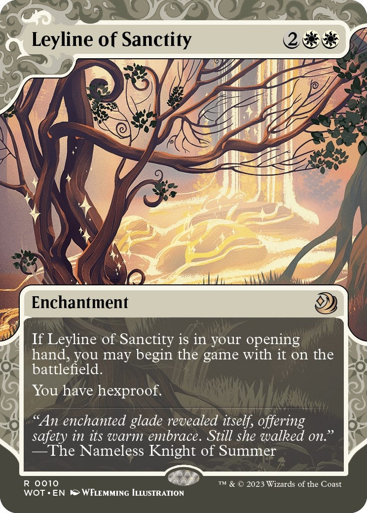 Leyline of Sanctity (10) (Wilds of Eldraine: Enchanting Tales)
