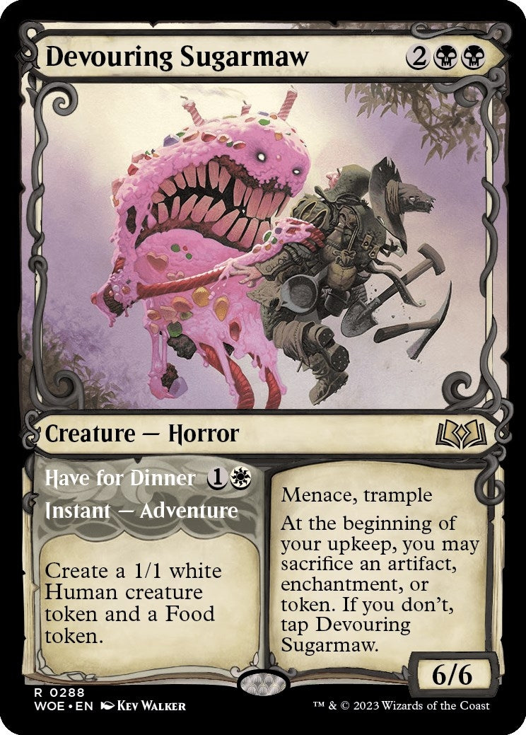 Devouring Sugarmaw (Showcase) (288) (Wilds of Eldraine)