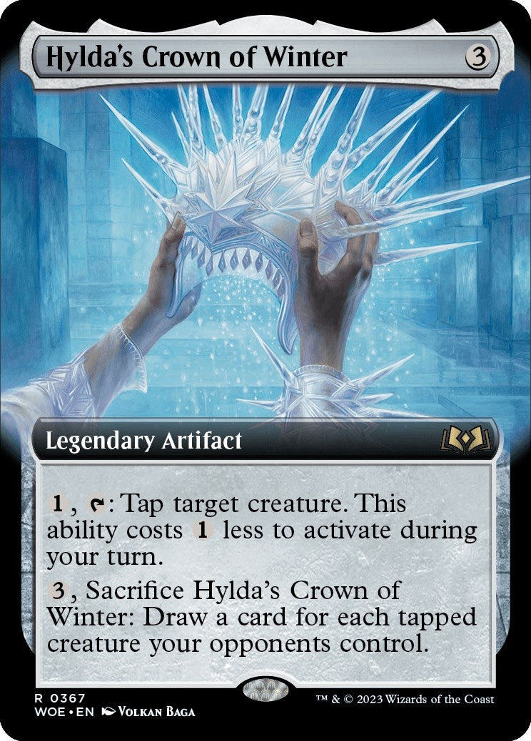 Hylda's Crown of Winter (Extended Art) (367) (Wilds of Eldraine)