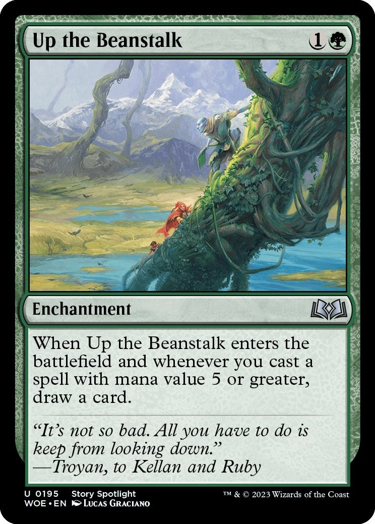 Up the Beanstalk (195) (Wilds of Eldraine)