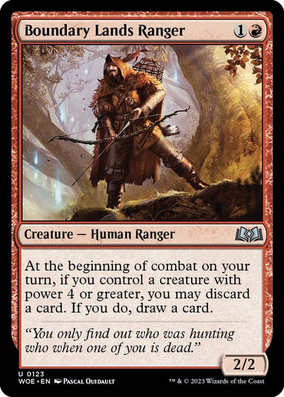 Boundary Lands Ranger (123) (Wilds of Eldraine)