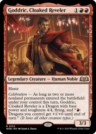 Goddric, Cloaked Reveler (132) (Wilds of Eldraine)
