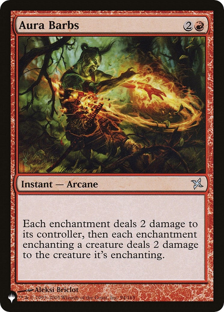 Aura Barbs (94/165) (The List Reprints)