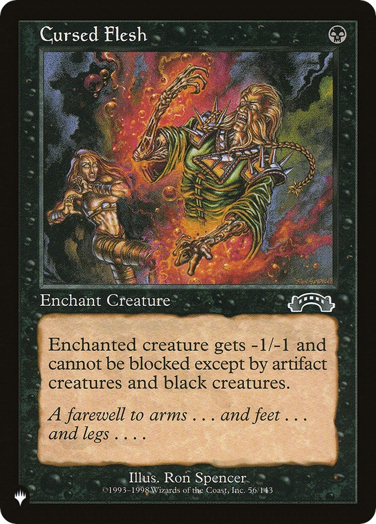 Cursed Flesh (56/143) (The List Reprints)