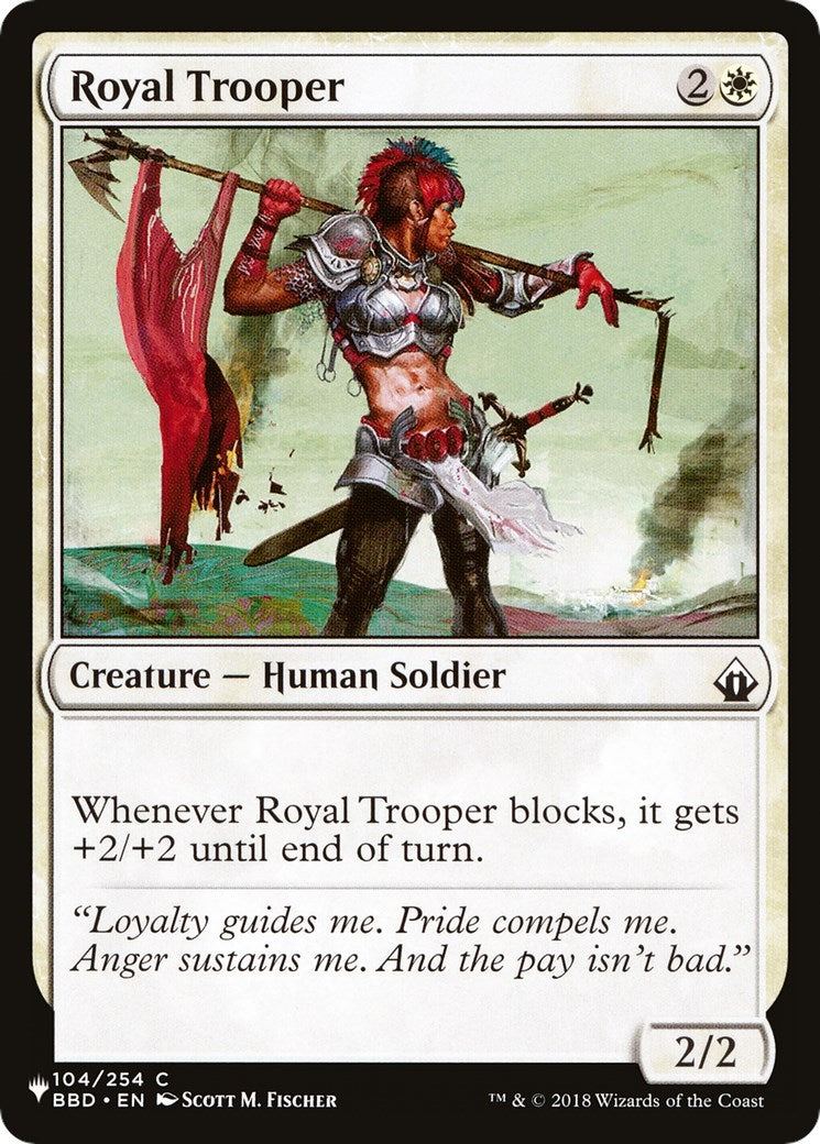 Royal Trooper (104/254) (The List Reprints)