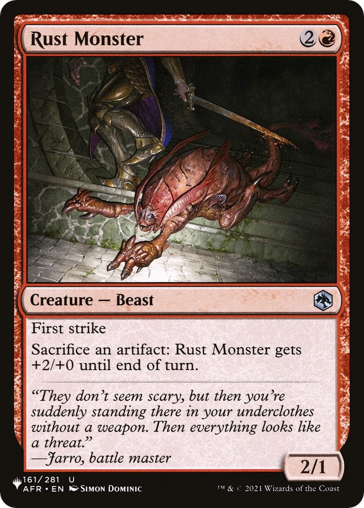 Rust Monster (161/281) (The List Reprints)