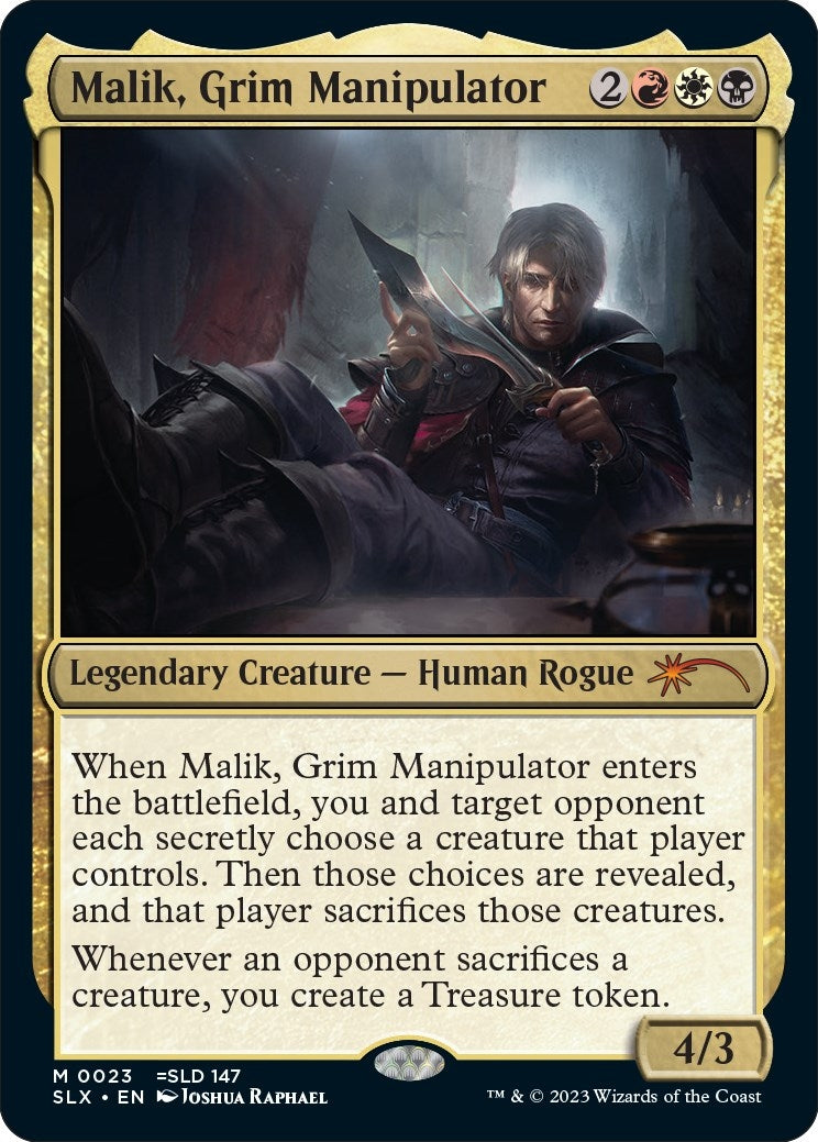 Malik, Grim Manipulator (23) (SLX Cards)