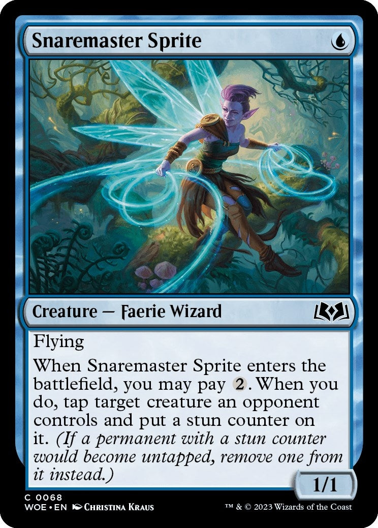 Snaremaster Sprite (68) (Wilds of Eldraine)