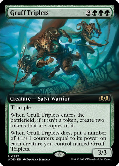 Gruff Triplets (Extended Art) (357) (Wilds of Eldraine)