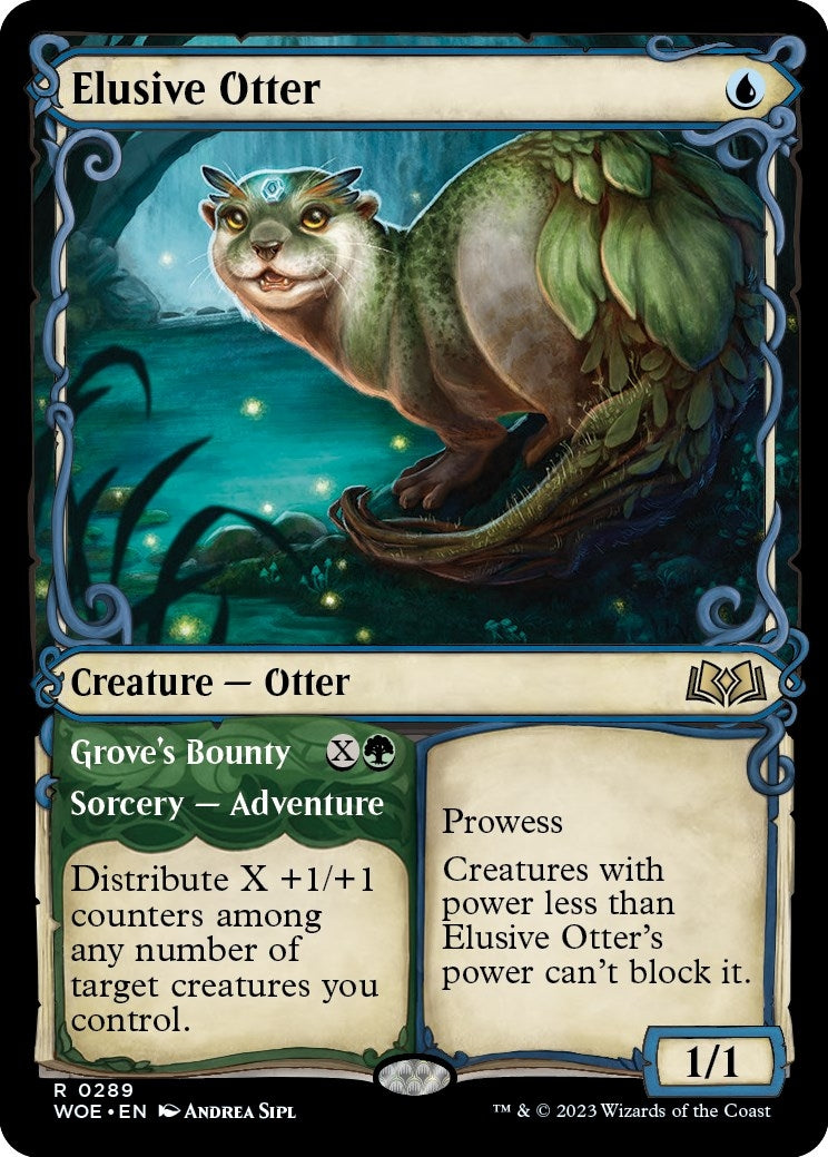 Elusive Otter (Showcase) (289) (Wilds of Eldraine)