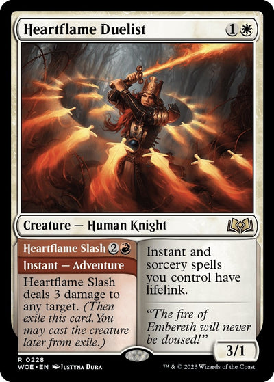 Heartflame Duelist (228) (Wilds of Eldraine)