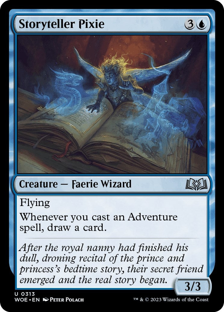 Storyteller Pixie (313) (Wilds of Eldraine)