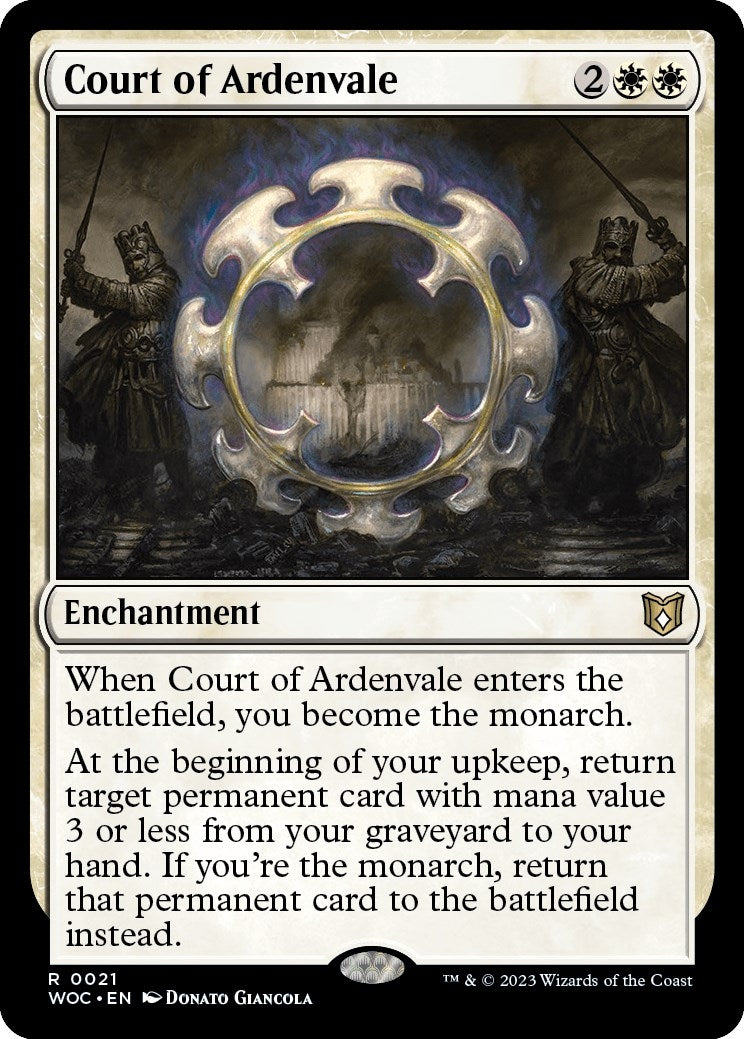 Court of Ardenvale (21) (Commander: Wilds of Eldraine)