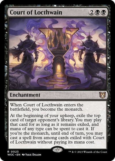 Court of Locthwain (23) (Commander: Wilds of Eldraine)
