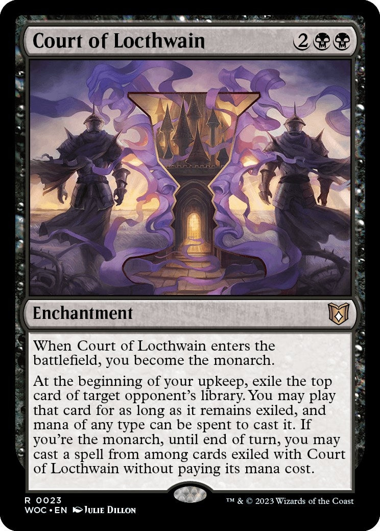 Court of Locthwain (23) (Commander: Wilds of Eldraine)