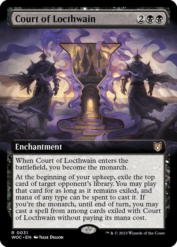 Court of Locthwain (Extended Art) (31) (Commander: Wilds of Eldraine)