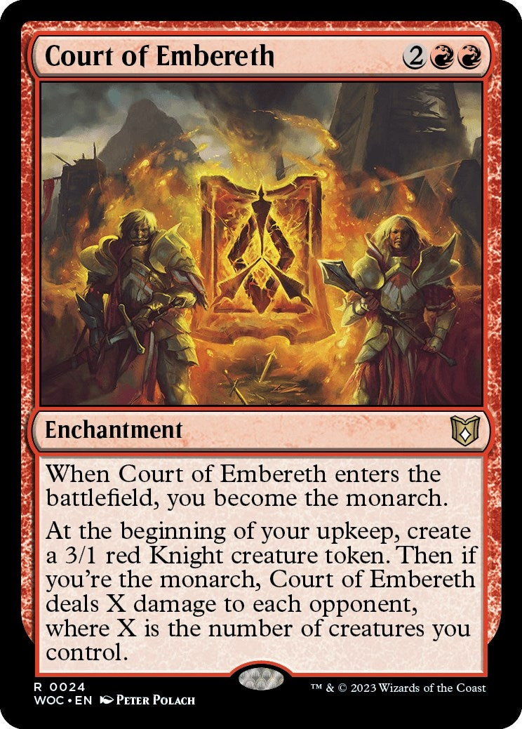 Court of Embereth (24) (Commander: Wilds of Eldraine)