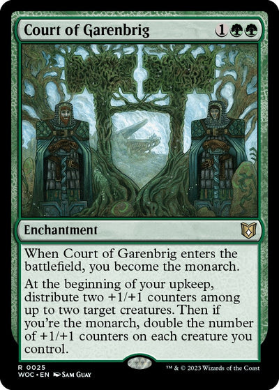 Court of Garenbrig (25) (Commander: Wilds of Eldraine)