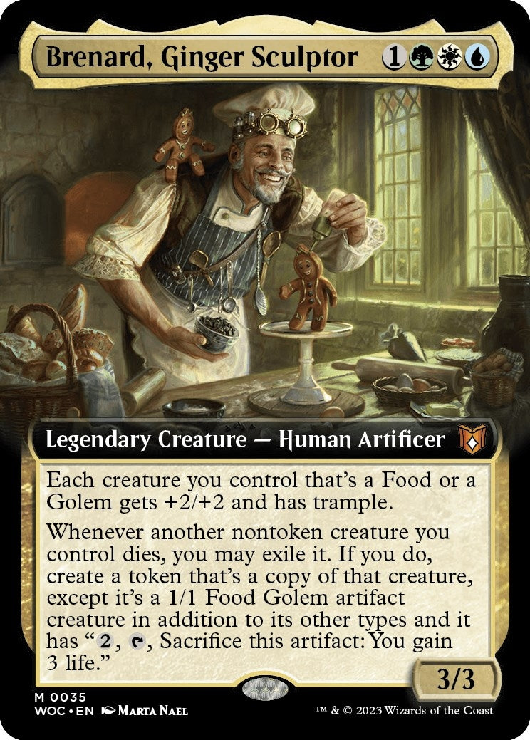 Brenard, Ginger Sculptor (Extended Art) (35) (Commander: Wilds of Eldraine)