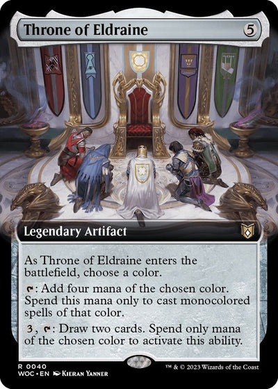 Throne of Eldraine (Extended Art) (40) (Commander: Wilds of Eldraine)