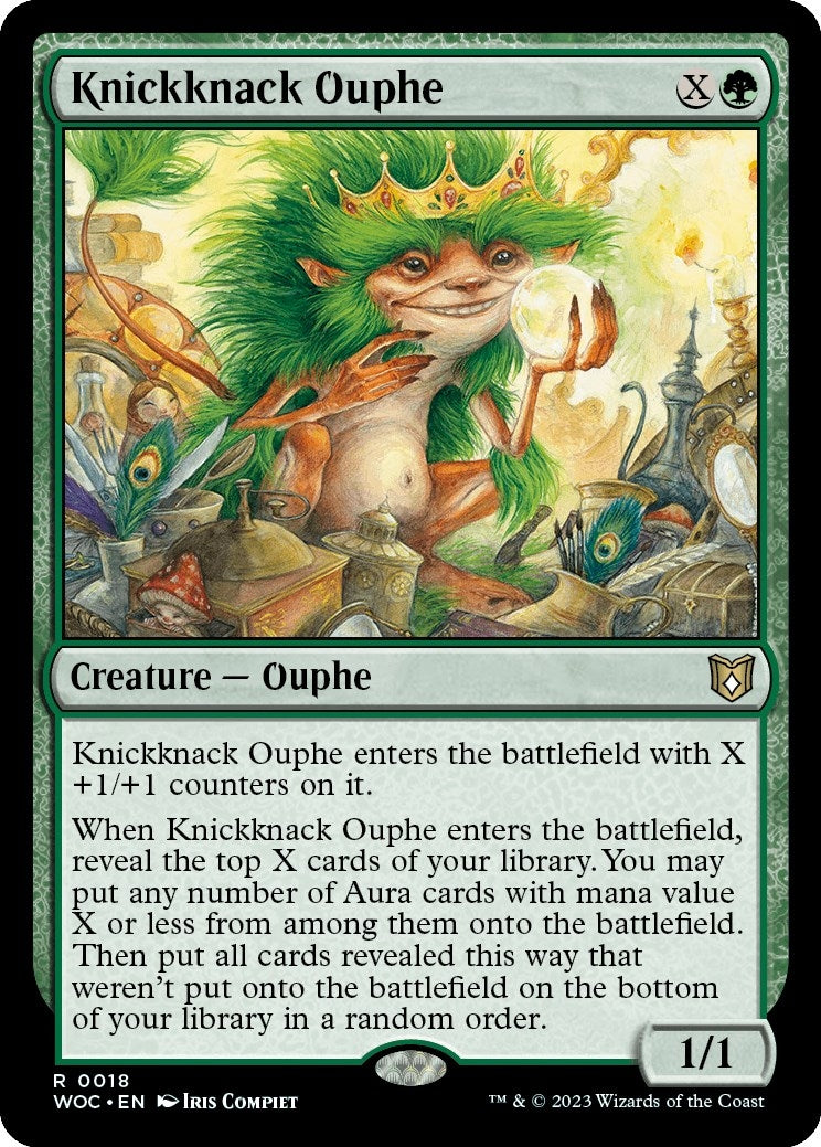 Knickknack Ouphe (18) (Commander: Wilds of Eldraine)